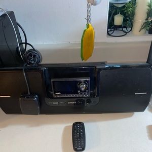 Sirius Radio with speaker boom box- no subscription included.